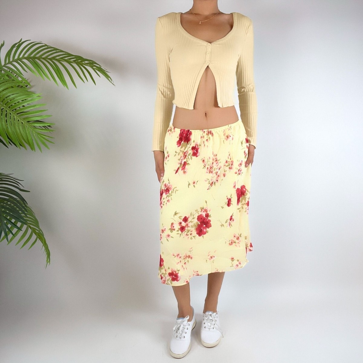 Heven Denim Pocket Midi Skirt H29 - Yellow Heven Denim Pocket Midi Skirt H29 - Yellow