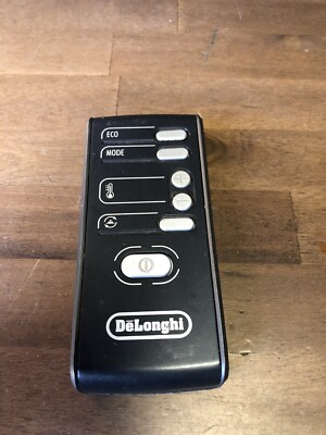 DeLonghi Remote Control AC Heat Fan Air Conditioner Black