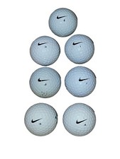 7 Nike Golf Balls Mixed White AAAAA/AAAA 4A/5A Used Recycled Near Mint Shape
