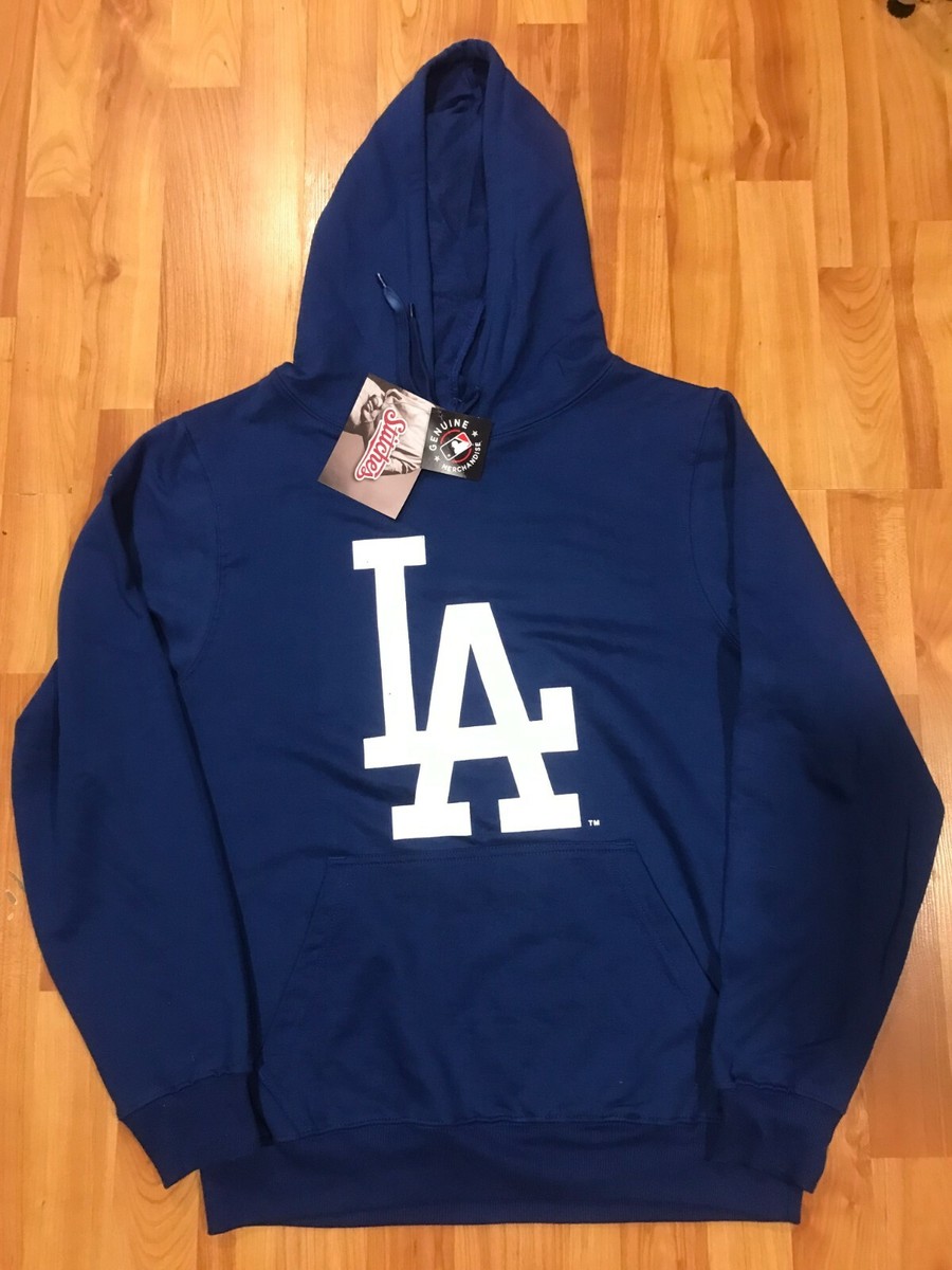 STITCHES MLB LOS ANGELES DODGERS LOGO 2020 CHAMPION LA PULLOVER