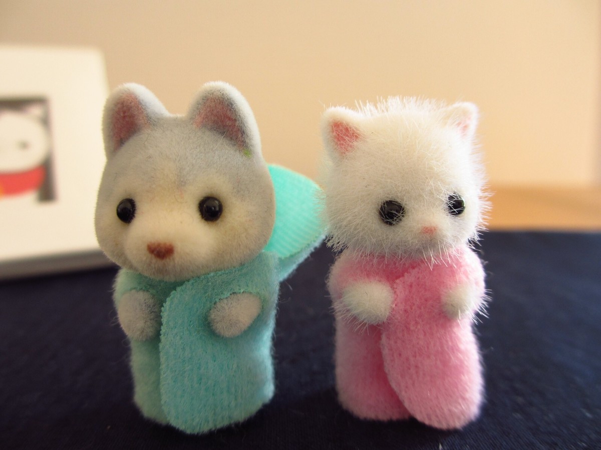 Fuzzy Cat Sylvanian Families Sylvanian Families Small Baby Husky