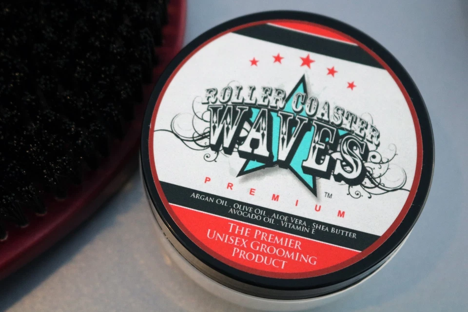 Combinação de escova 360 Wave - Stylz suave - Marrom escuro e ondas de montanha-russa - Imagem 2 de 3