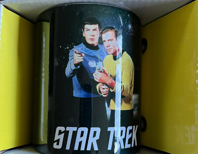 Star Trek -SPOCK AND KIRK 110z COFFEE mug