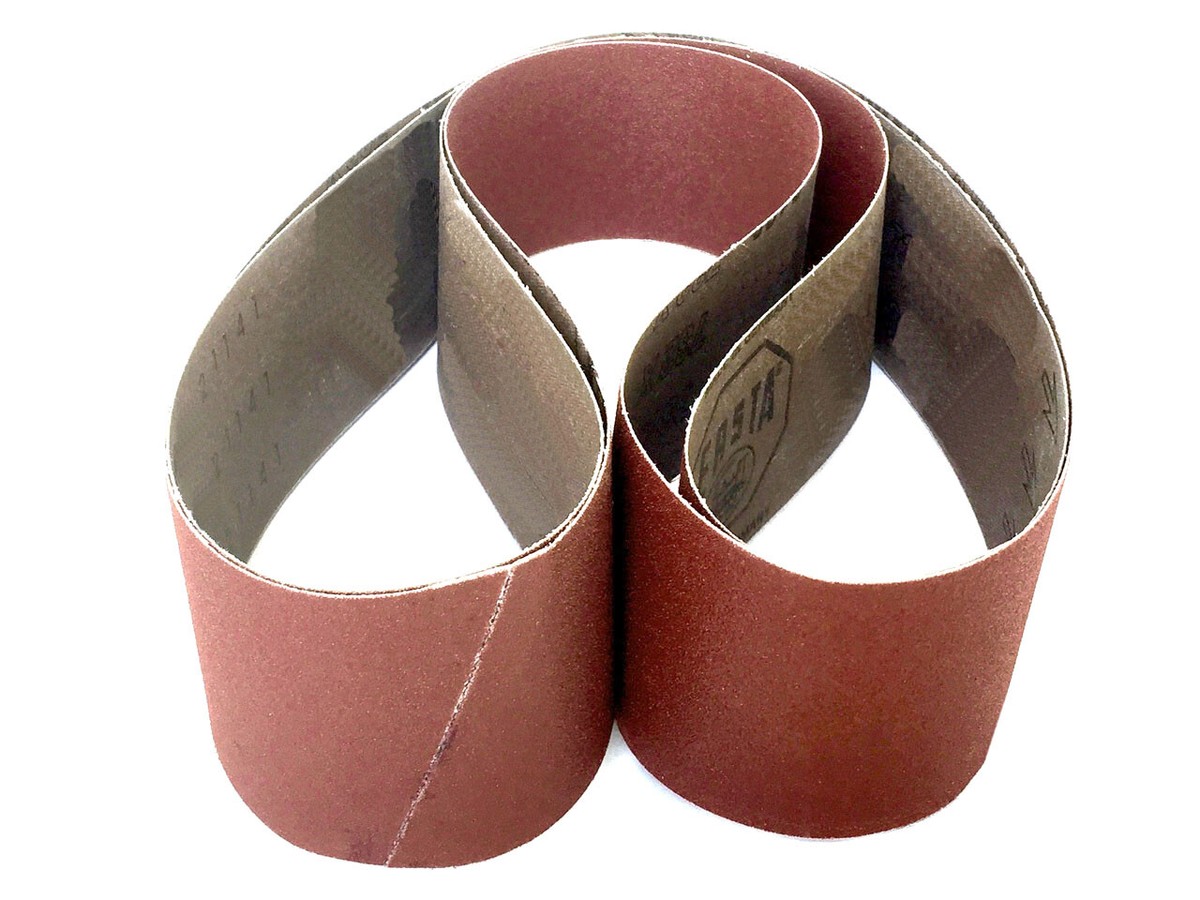 Kozelo 24-Pack Sanding Belts – 3x21 Inch, 40/80/120 Grit, Aluminum Oxide, For Metal & Wood