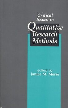 Critical Issues in Qualitative Research Methods von Mors... | Buch | Zustand gut