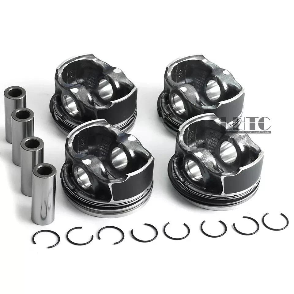 4x Pistons Rings Set 83.01mm +0.5mm Φ21mm for Audi A4 VW Skoda CDN CAE CCZ 2.0T - Image 2 of 3