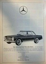 1964 Advertisement Mercedes-Benz Suave New 230 SL