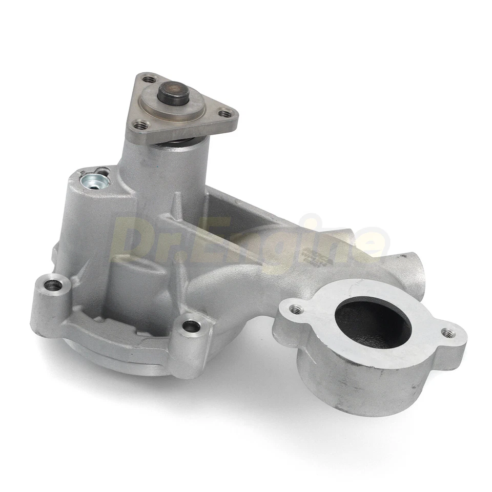 Bomba de agua con brida de polea de 3 pernos con correa para Ford Mustang 14-22 5,0 L 5,2 L Foto 4 de 4