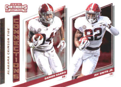 2019 Contenders Draft Tickets Collegiate Connections #1 D Harris/I Smith Jr.