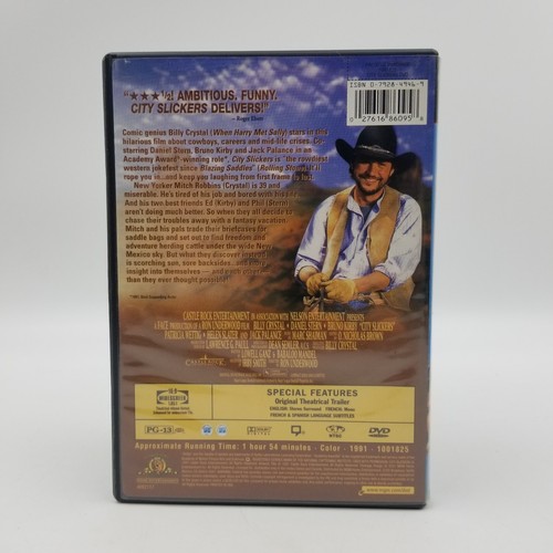 City Slickers DVD Billy Crystal Daniel Stern Bruno Kirby Widescreen Excellent - Picture 3 of 3
