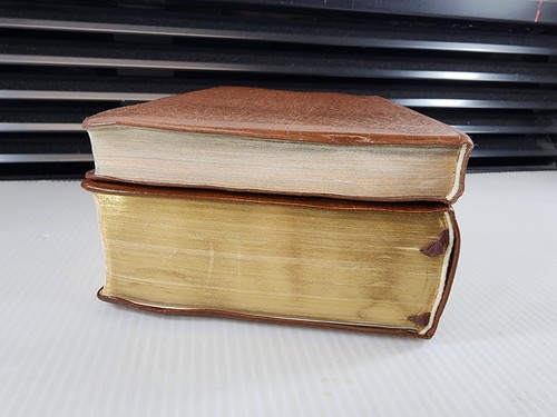 LDS Book of Mormon & Bible Scripture Set 7"×5" NO MARKS with Carrying Case 70's - Foto 9 di 24