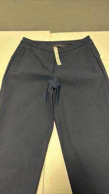 Lululemon Women's On The Move Pants Size 4 Black  Relaxed Travel Ponte