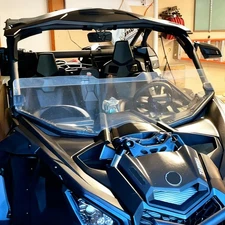 X3 Half Windshield Front Windscreen For 17-26 Can Am Maverick X3 XRS XDS Turbo R