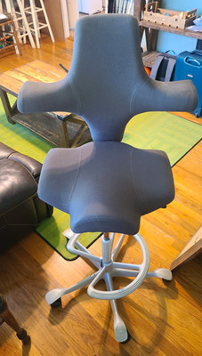 HÅG Norway Capisco Ergonomic Saddle Drafting/Task Chair with Foot Ring