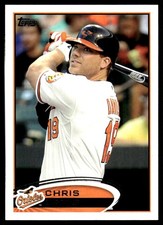 Chris Davis 2012 Topps #151 Orioles MLB READ FREE SHIPPING AutographDen