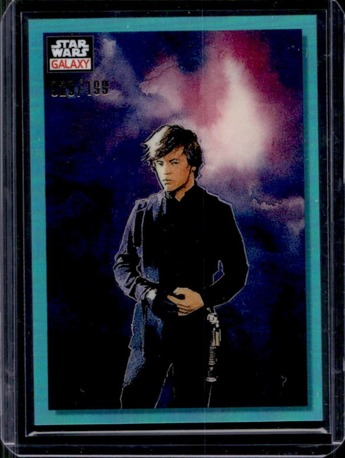 2023 Topps Chrome Star Wars Galaxy Future of the Jedi Aqua Refractor #/199