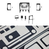 Innenraum Dekor Cockpit FüR Honda City 2006-2016 Piano Schwarz Optik 7Tlg