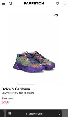 Dolce & Gabbana Daymasters- Great condition, purple multi colored