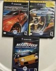 Need For Speed (3) Game Bundle For GameCube.  All (CIB) All tested!