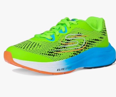 Skechers Little Kids Elite Sport Stride Lime/Blue