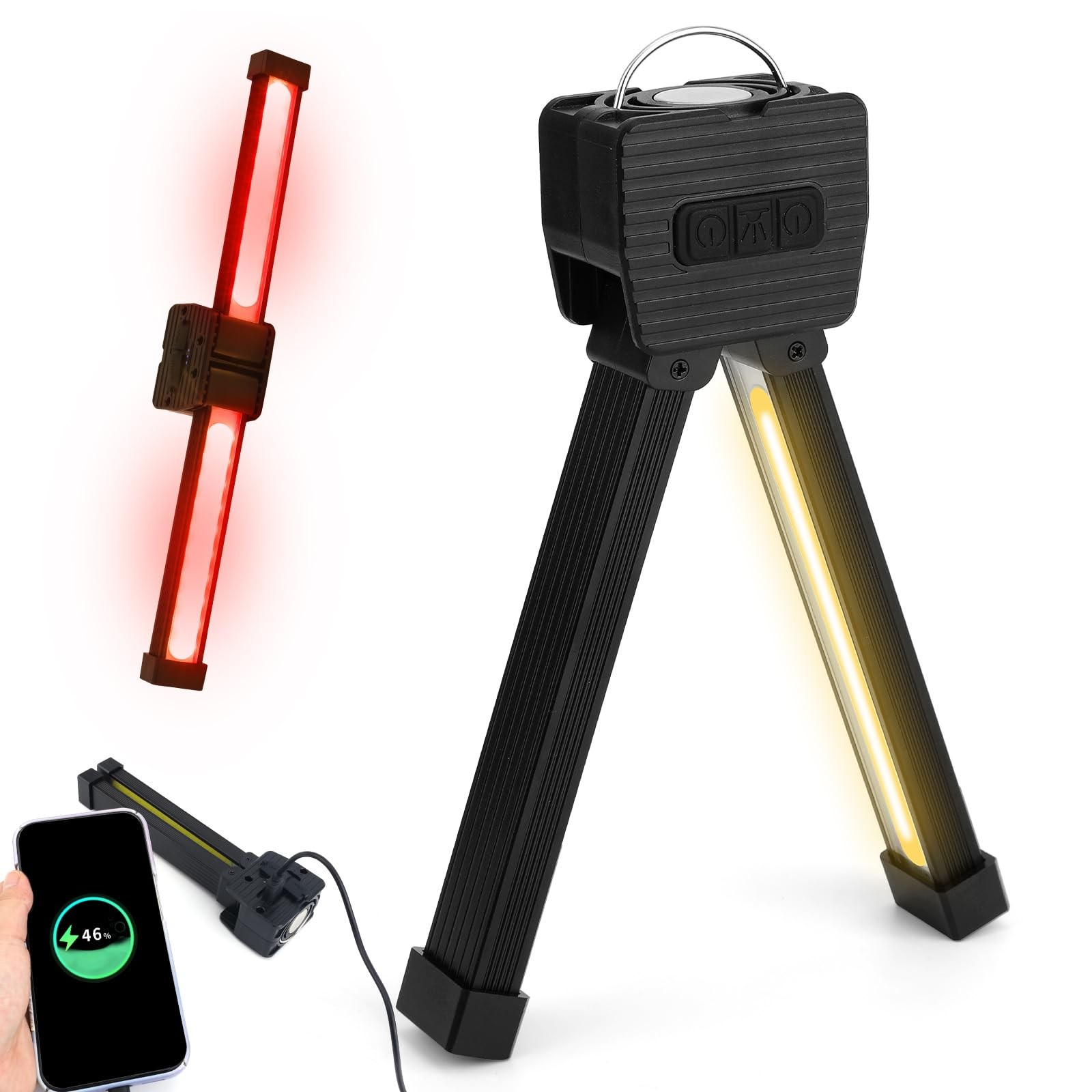 Lampe de gym pour pose lumière LED magnétique portable 180 degrés pliable ultra-légère