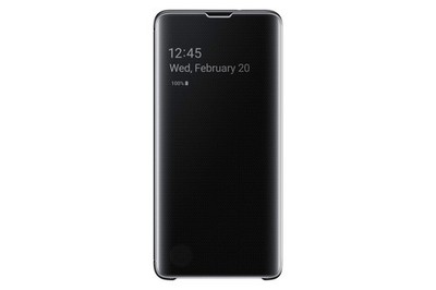 Genuine Samsung Galaxy S10 S-View Flip Case, Black
