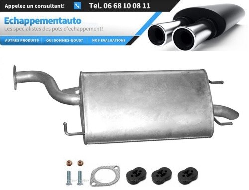 Silencieux arrière Chevrolet Magnus résout les bruits de pot pour moteur 2.0