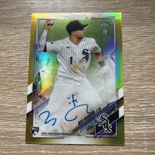 2021 Topps Chrome Ben Baller Nick Madrigal Rookie Auto Gold Parallel /50 #BBA-NM