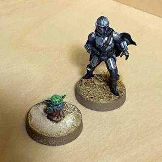 Star Wars Legion Rebel Mandalorian & Grogu