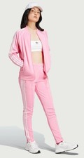 MEDIUM adidas OG Women's PrimeBlue SST TRACKSUIT JACKET PANTS Pink LAST1