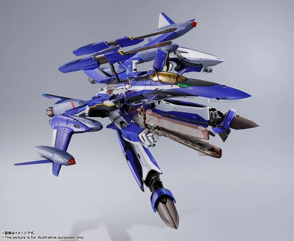 Macross YF-29 Durandal Valkirie DX Chogokin Set Die-Cast Figure BANDAI - Immagine 4 di 4