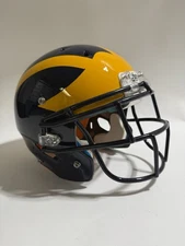 SCHUTT DNA PRO PLUS MICHIGAN TROPHY FOOTBALL HELMET *PAINTED WINGS*