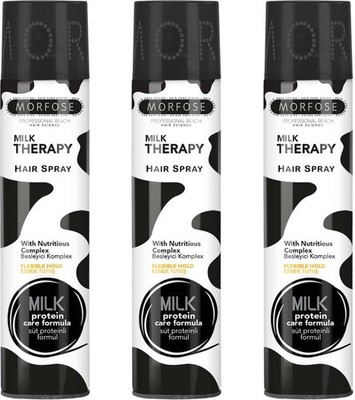 Morfose Milk Therapy Hair Spray 3x300 ml