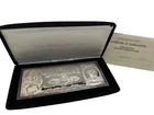 Vintage 16 oz Washington Mint $1000 .999 Fine Silver Certificate & COA # 4236