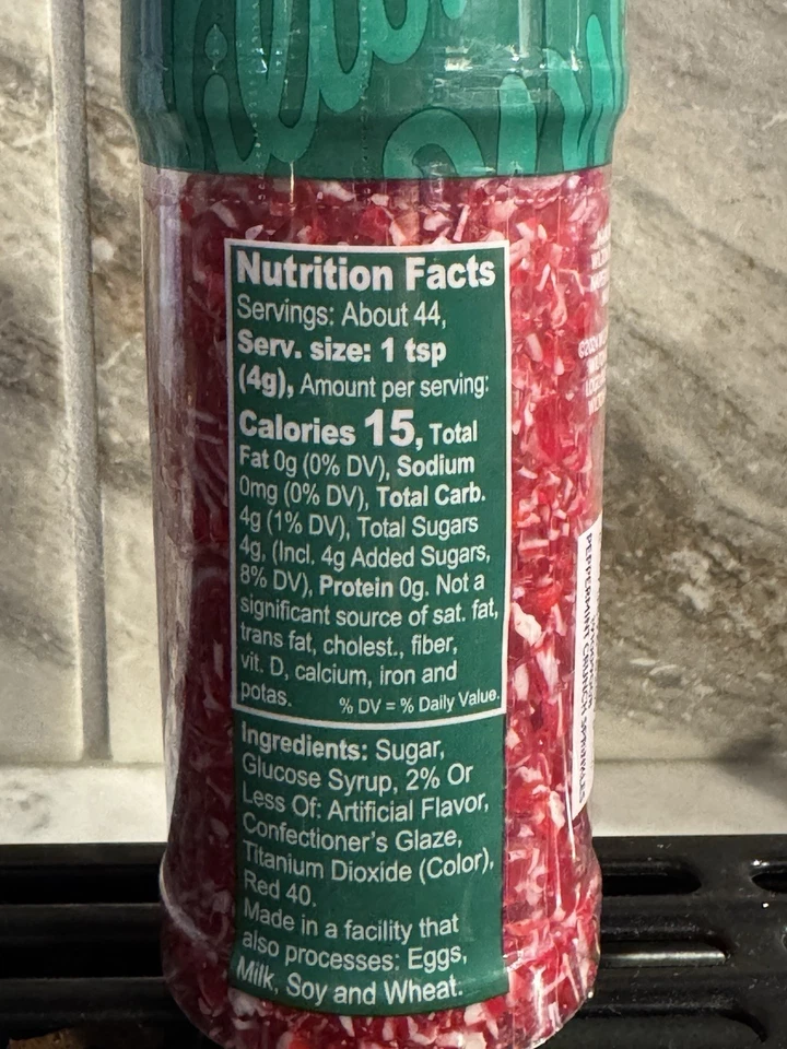 Wilton Holiday Christmas Candy Cane Peppermint Crunch Sprinkles 6.1oz baking - Изображение 3 из 4