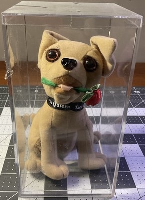 Taco Bell Chihuahua Dog Rose Plush Toy Applause 1998 Yo Quiero Taco Bell 6 /case