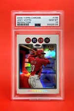 2008 Topps Chrome #196 Joey Votto Refractor RC PSA 10 ~ Reds ⚾️ 