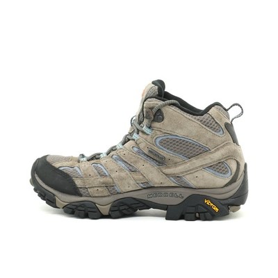 Merrell Damen J06054 Wanderschuhe Grau Wildleder Atmungsaktiv Vibram EU 37.5