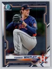 2021 BOWMAN #BCP-9 FORREST WHITLEY CHROME PROSPECTS HOUSTON ASTROS