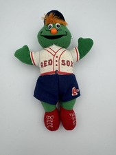 MLB Boston Red Sox Wally Green Monster Mascot Plush Doll 8” Steven Smith
