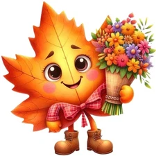 30 Custom Romantic Fall Leaf Personalized Address Labels