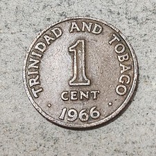 TRINIDAD & TOBAGO 🇹🇹 ONE (1) CENT COIN 1966