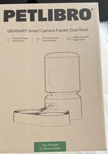 PETLIBRO Automatic Cat Feeder Camera, 1080P HD Night Vision Black-5L Single Bowl