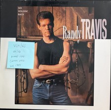 Randy Travis No Holdin' Back Vinyl Record LP VG+/VG WX292 1989