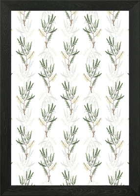 Sumpf Papierrinde Zweig gerahmtes Wandbild Poster Leinwanddruck Bild