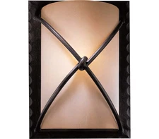 Minka Lavery 1972-138, 1-Light Wall Sconce, 100 Total Watts, Aspen Bronze