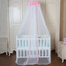 Baby Net Baby Bed Crib Dome Canopy Netting Pink 