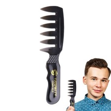 Portable Styling Hair Comb For Men Retro Oil Head Hair Brushes Wide Tooth Comb