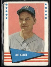 1961 Fleer Baseball Greats (F418-3) #119 Joe Kuhel (low grade)