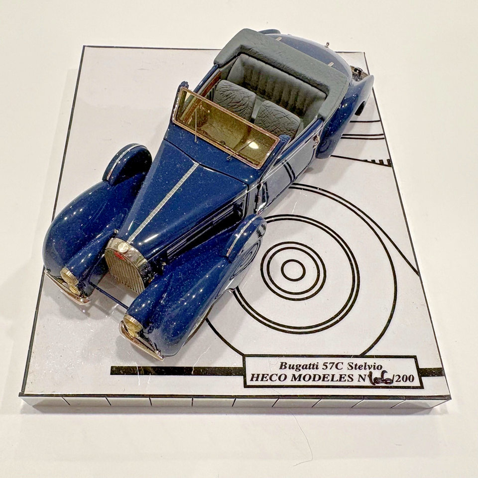 Heco Modèles 1/43 - Bugatti 57 S Van Vooren Blanche